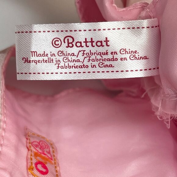 OG Dolls Battat Pink Doll Dress Sleeveless Polkadots - Picture 7 of 7